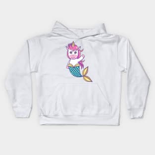 Mermaid Unicorn Kids Hoodie